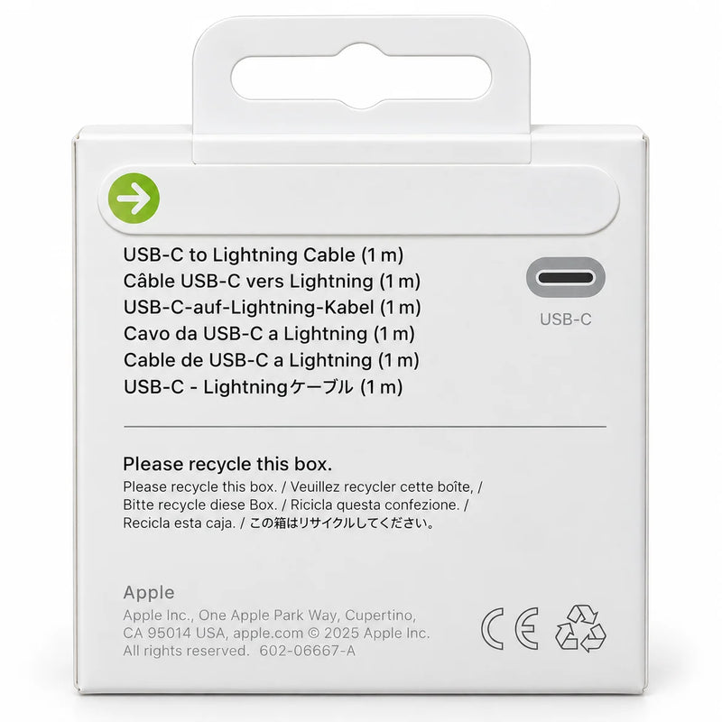 Apple USB-C to Lightning Cable – 1 Meter